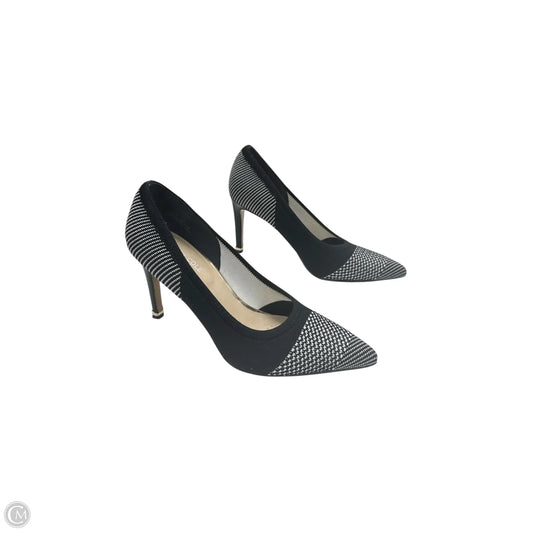 Shoes Heels Stiletto By Kenneth Cole In Black & White, Size: 7