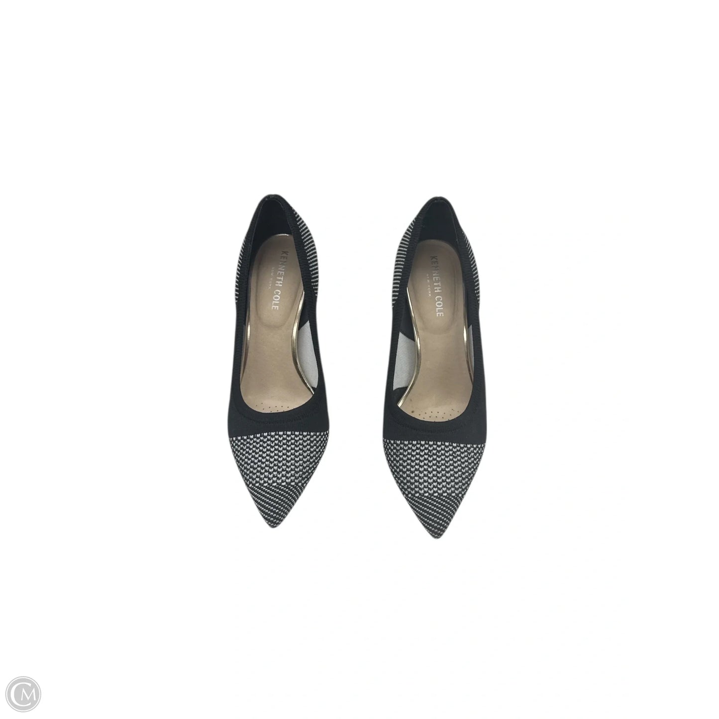 Shoes Heels Stiletto By Kenneth Cole In Black & White, Size: 7