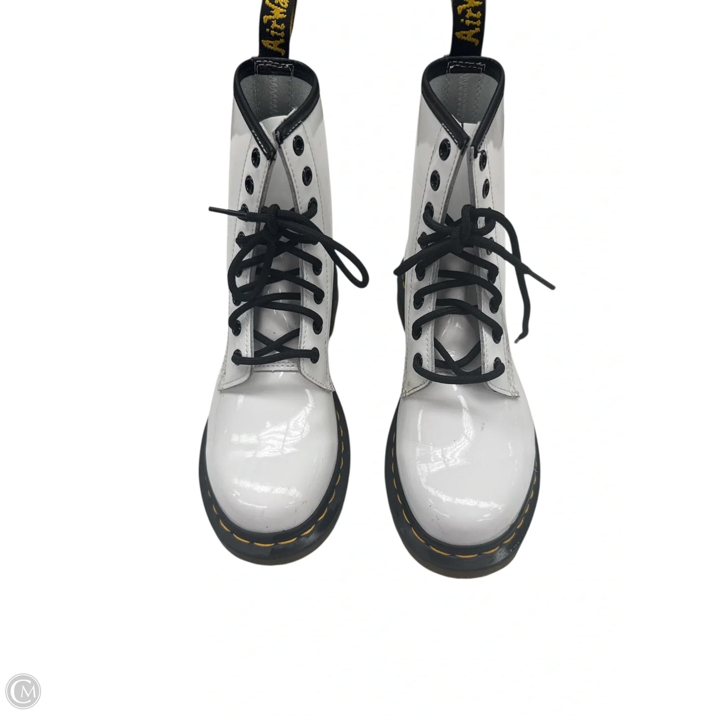 Boots Combat By Dr Martens In White, Size: 7