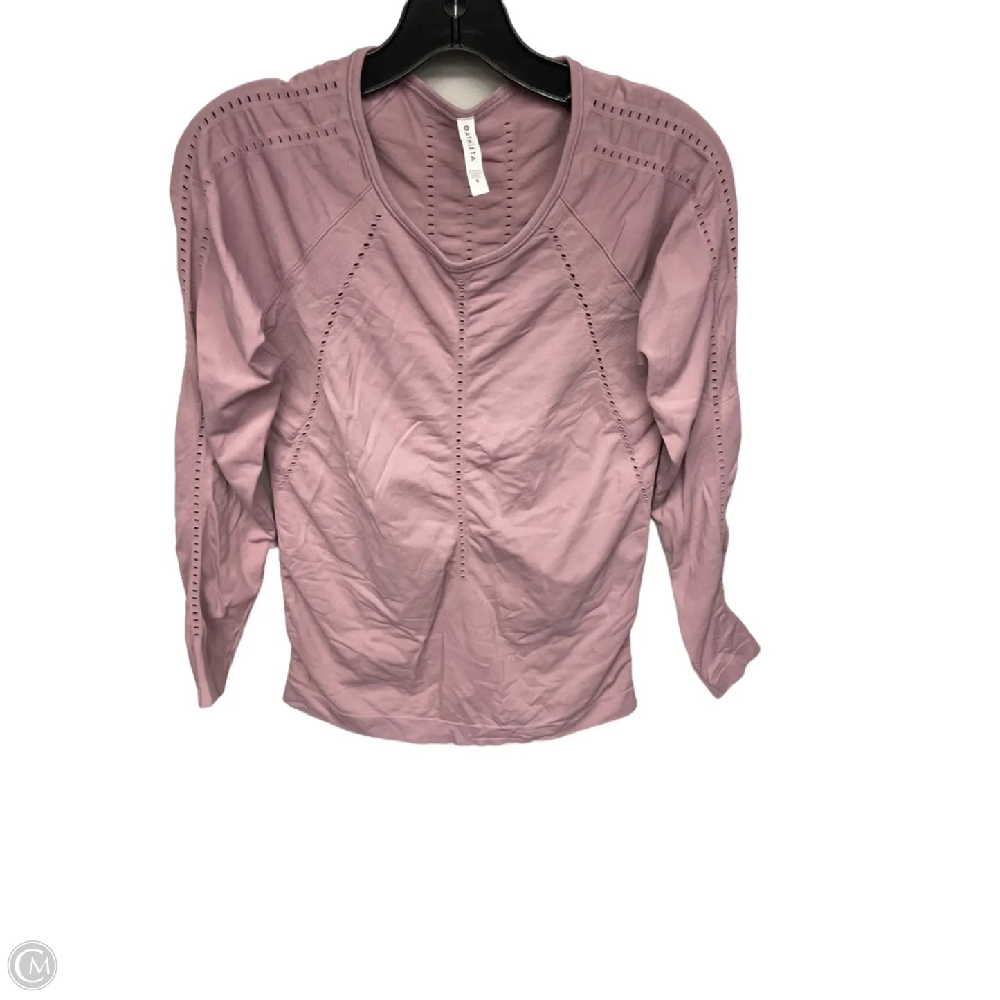 Athletic Top Long Sleeve Crewneck By Athleta In Pink, Size: S