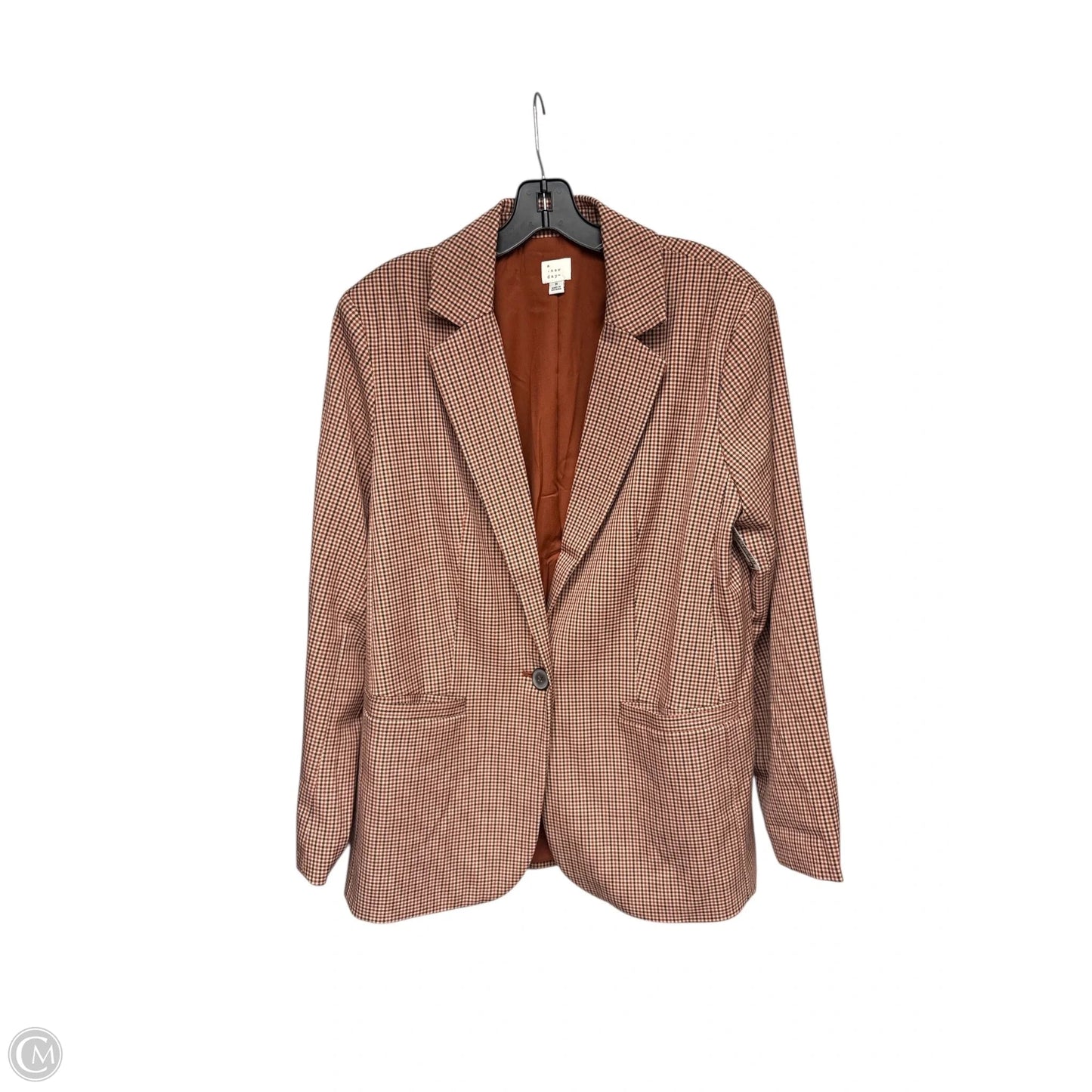 Blazer By A New Day In Plaid Pattern, Size: M