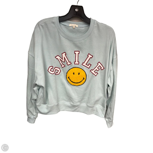 Sweatshirt Crewneck By Baevely In Aqua, Size: S