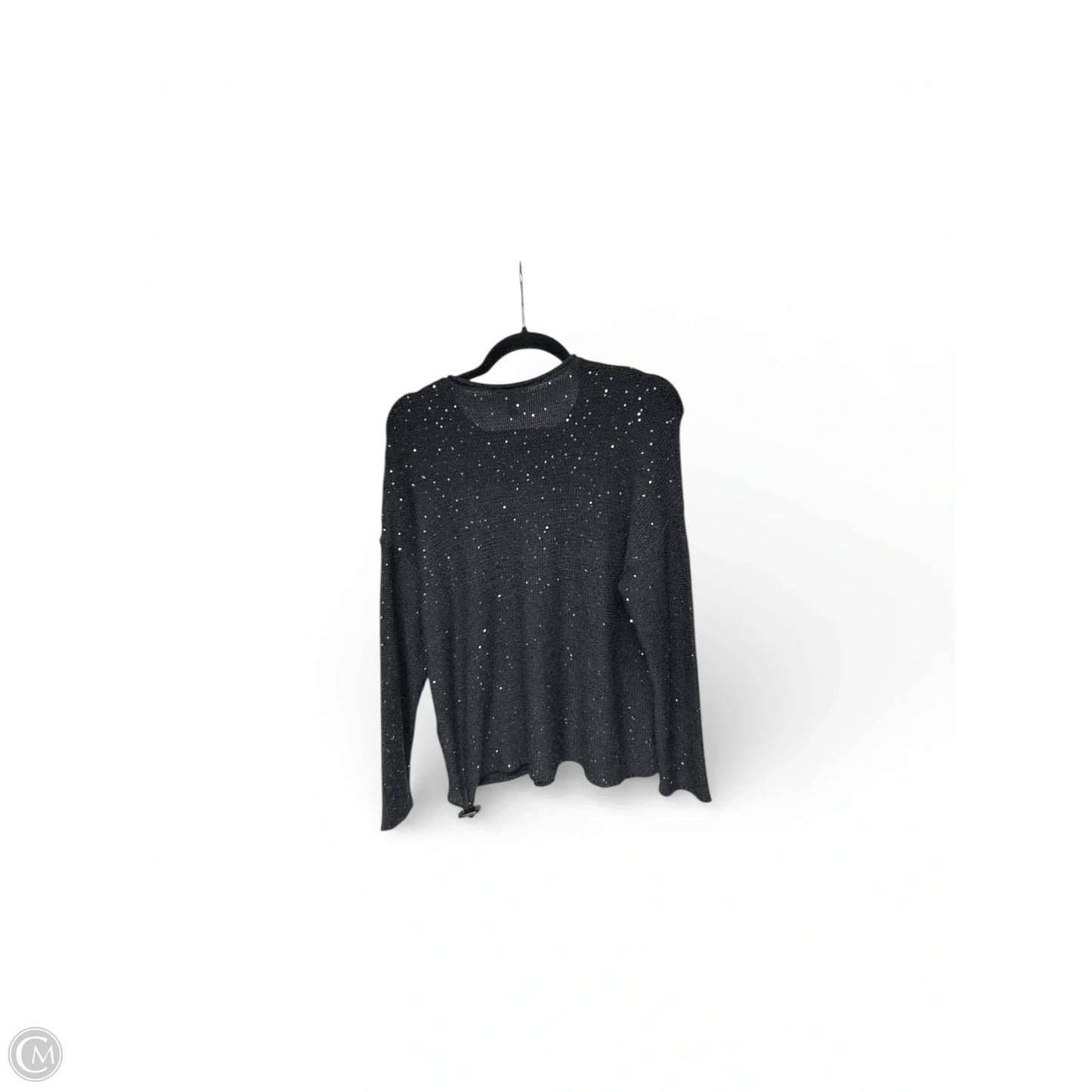 Top Long Sleeve By Eileen Fisher In Black, Size: M