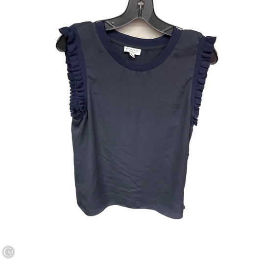 Top Sleeveless By Current Air In Navy, Size: L