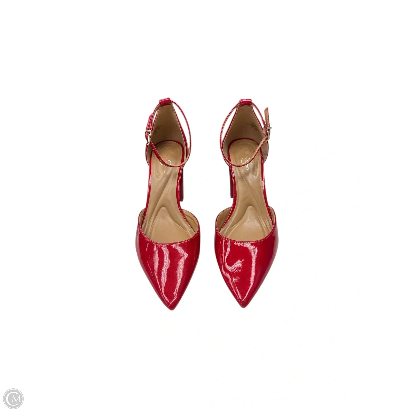Shoes Heels Block By Jessica Simpson In Red, Size: 9.5