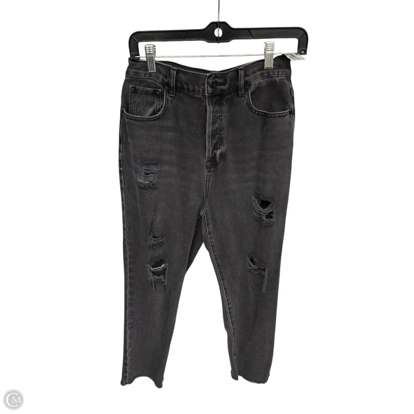 Jeans Straight By Pacsun In Black Denim, Size: 4