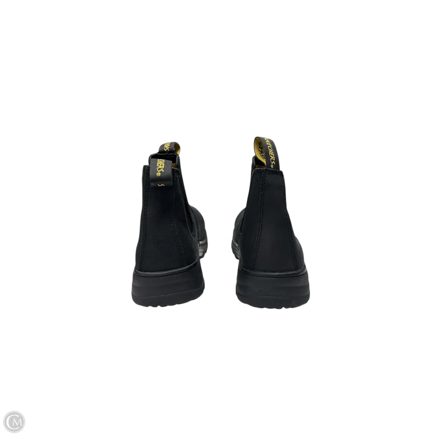 Boots Ankle Flats By Skechers In Black, Size: 9.5