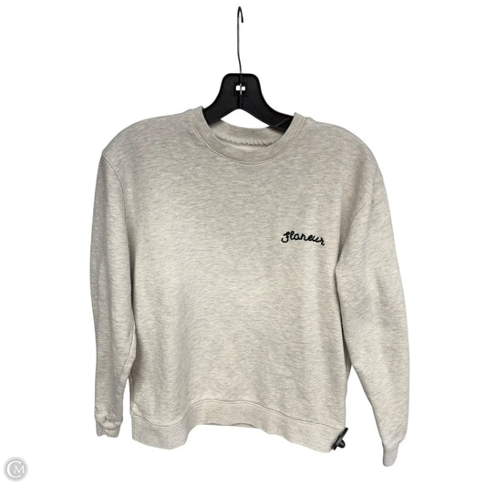 Sweatshirt Crewneck By Clothes Mentor In Grey, Size: S