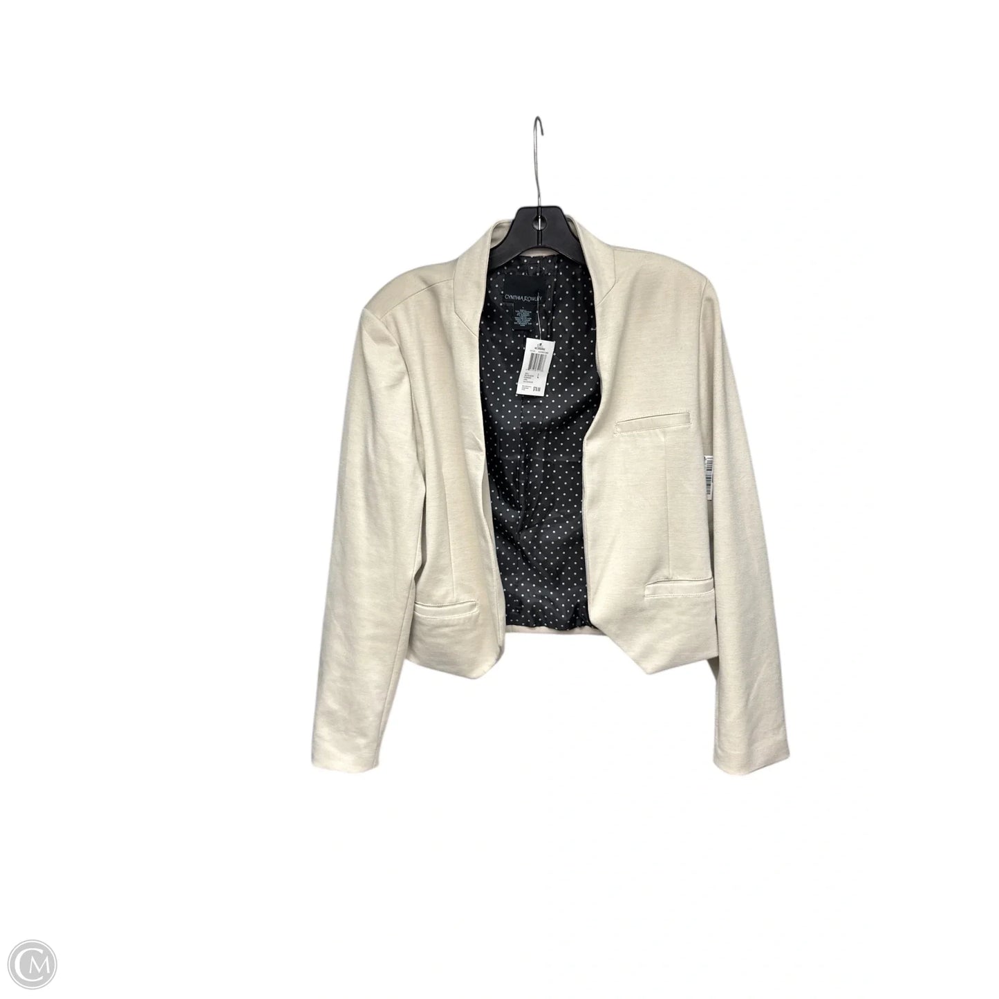 Blazer By Cynthia Rowley In Tan, Size: L