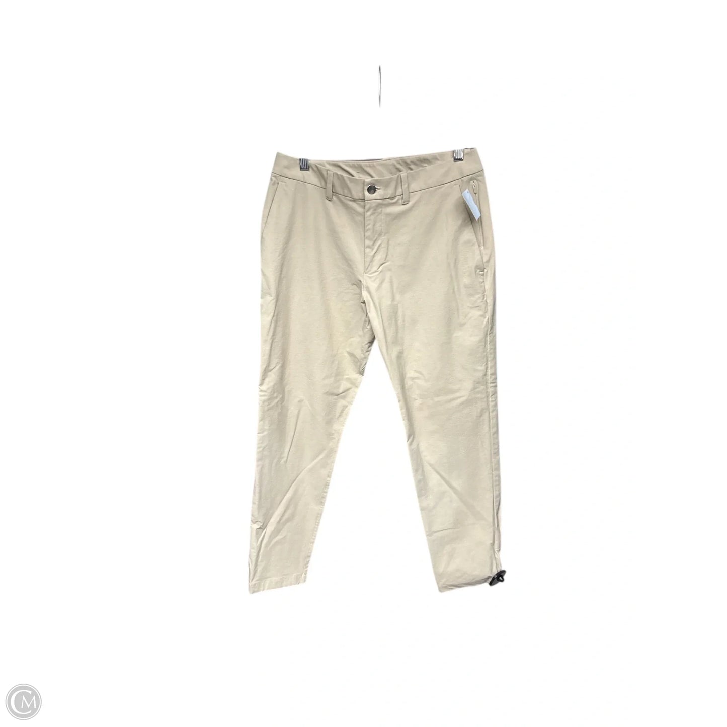 Athletic Pants By Lululemon In Taupe, Size: 14