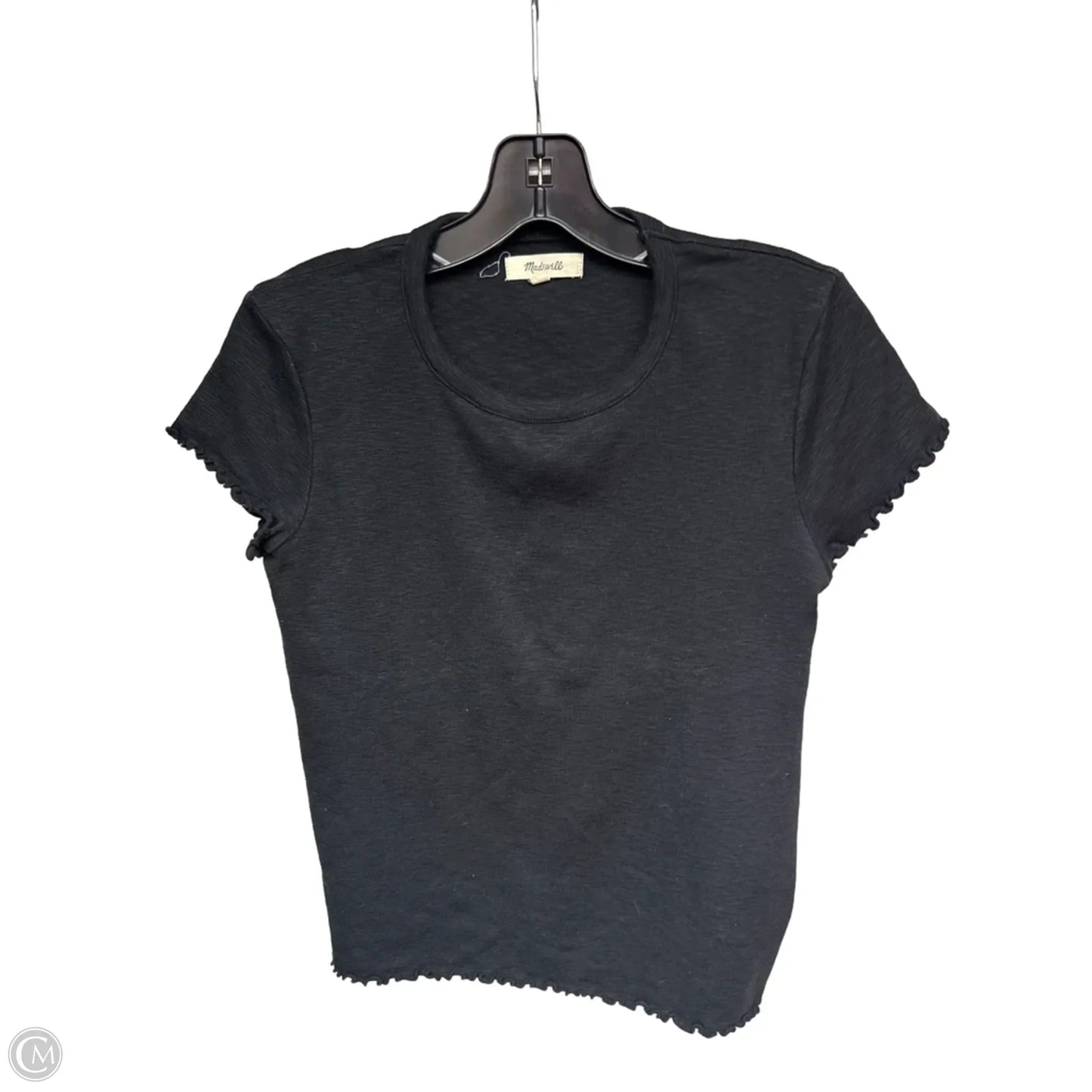 Top Short Sleeve By Madewell In Black, Size: S