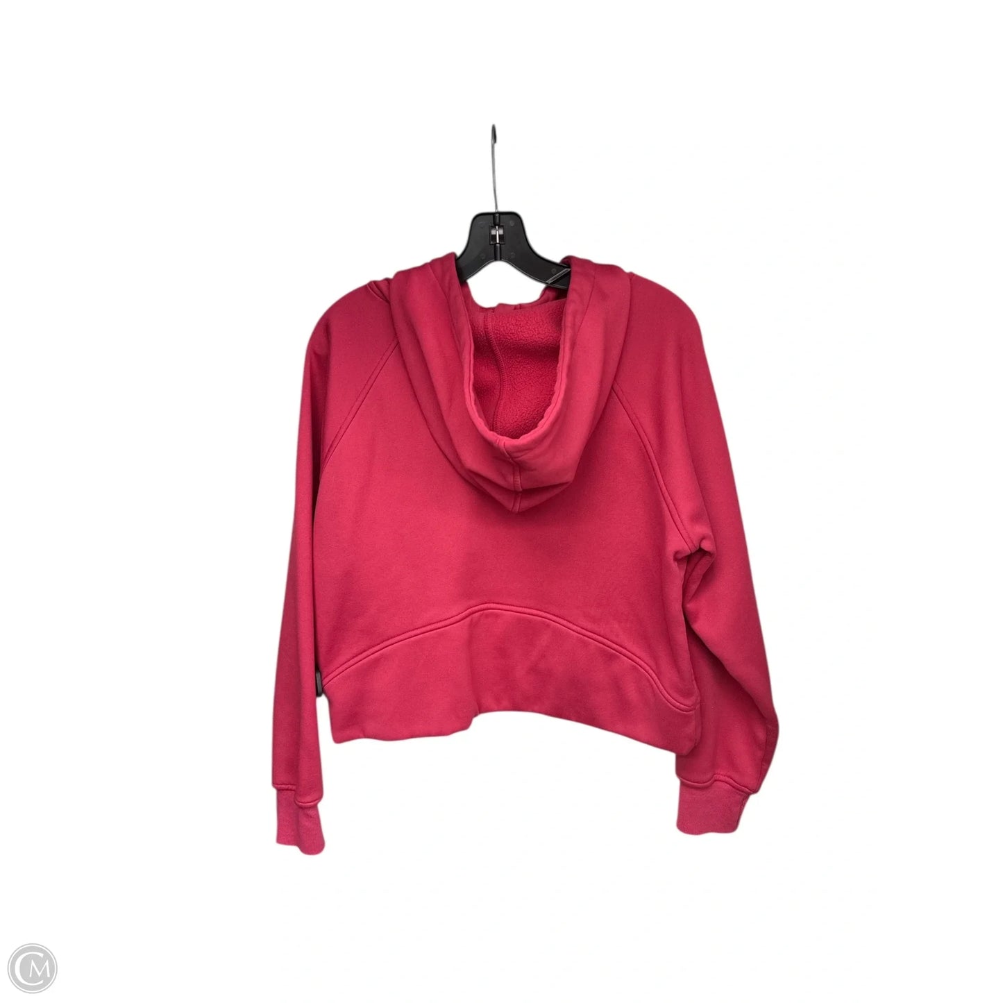 Athletic Sweatshirt Hoodie By Clothes Mentor In Pink, Size: L