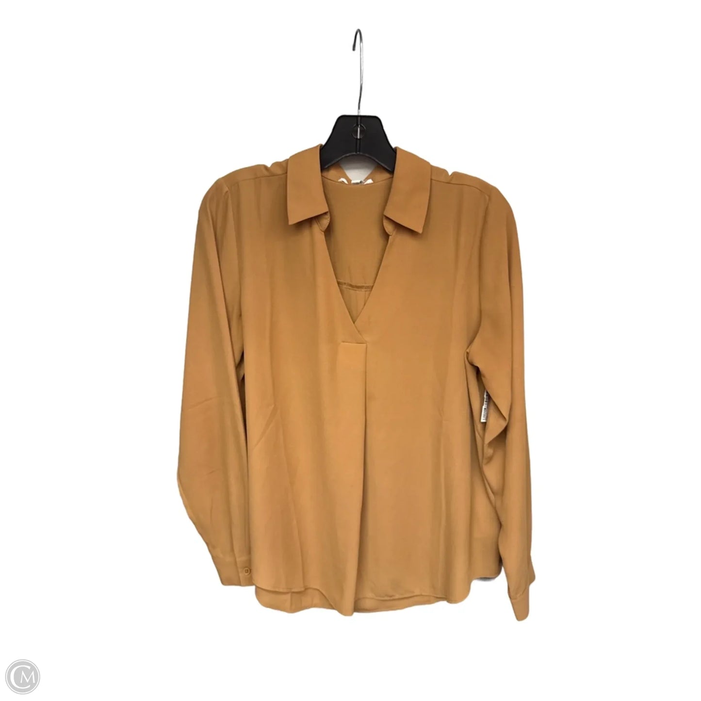 Top Long Sleeve By Maurices In Brown, Size: M