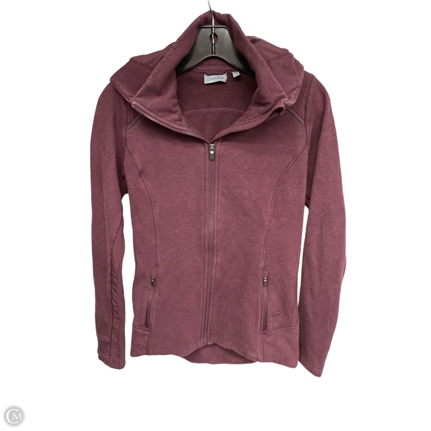 Athletic Jacket By Athleta In Maroon, Size: Xs