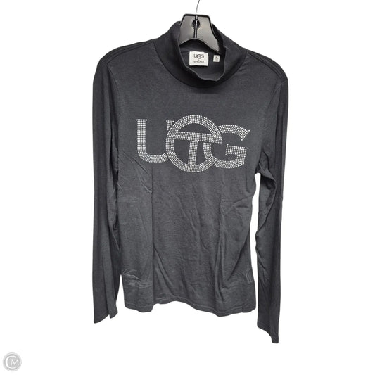 Top Long Sleeve Designer By Ugg In Black, Size: M