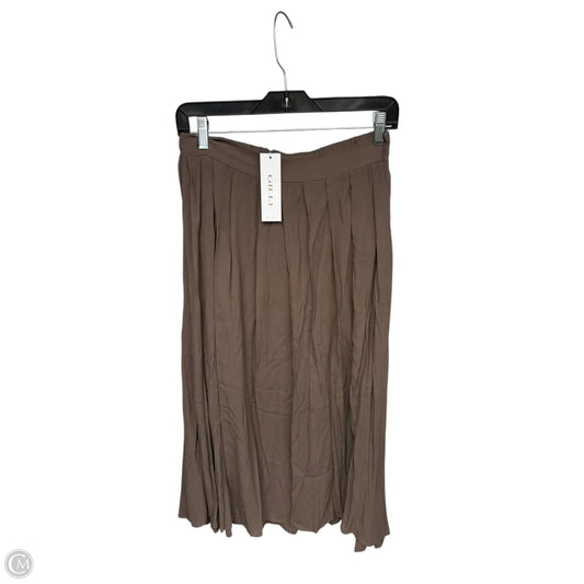 Skirt Maxi By Gilli In Brown, Size: S