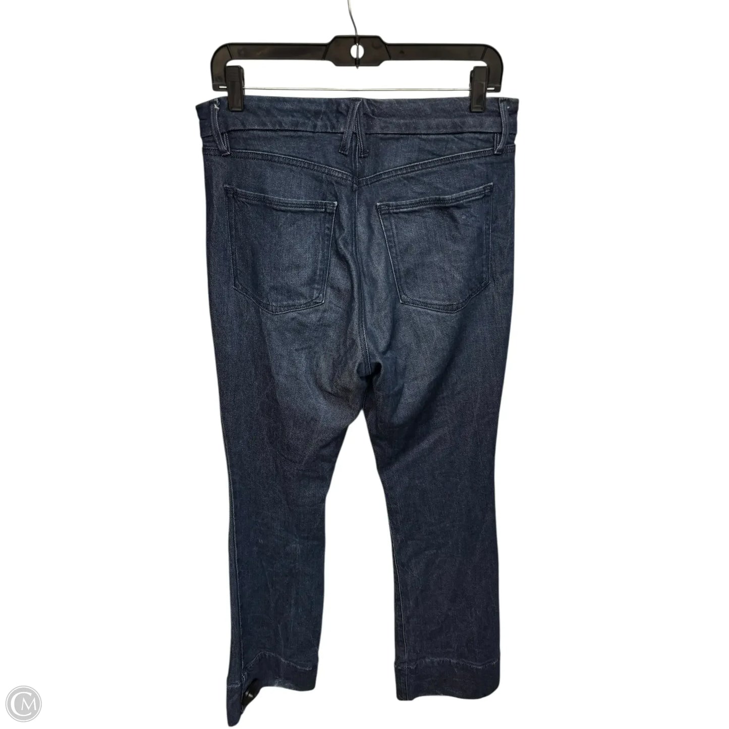 Jeans Flared By Good American In Blue Denim, Size: 10