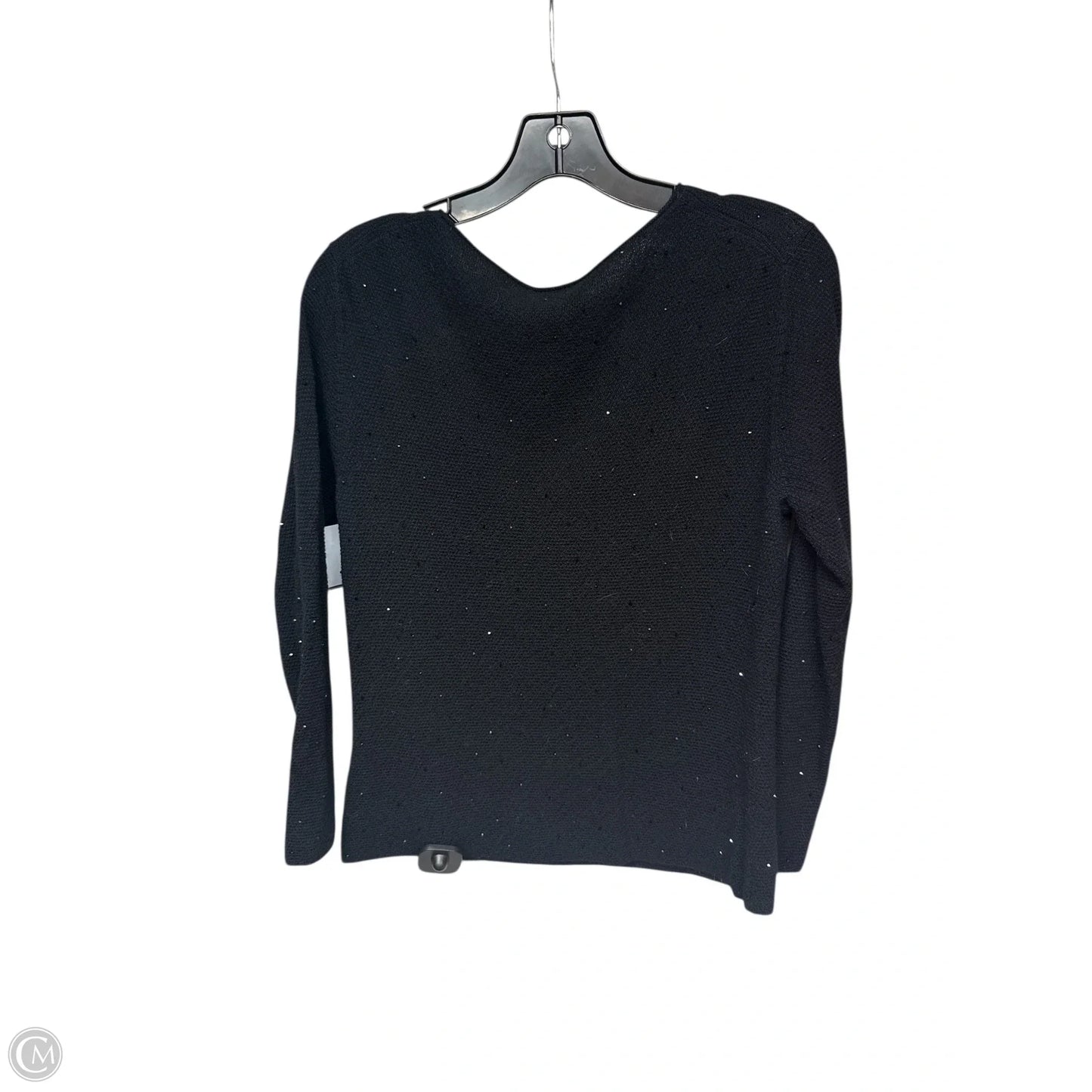 Top 3/4 Sleeve By Eileen Fisher In Black, Size: S