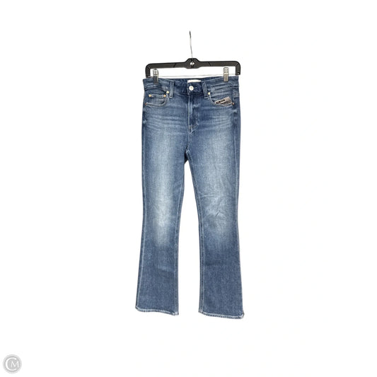 Jeans Straight By Paige In Blue Denim, Size: 26