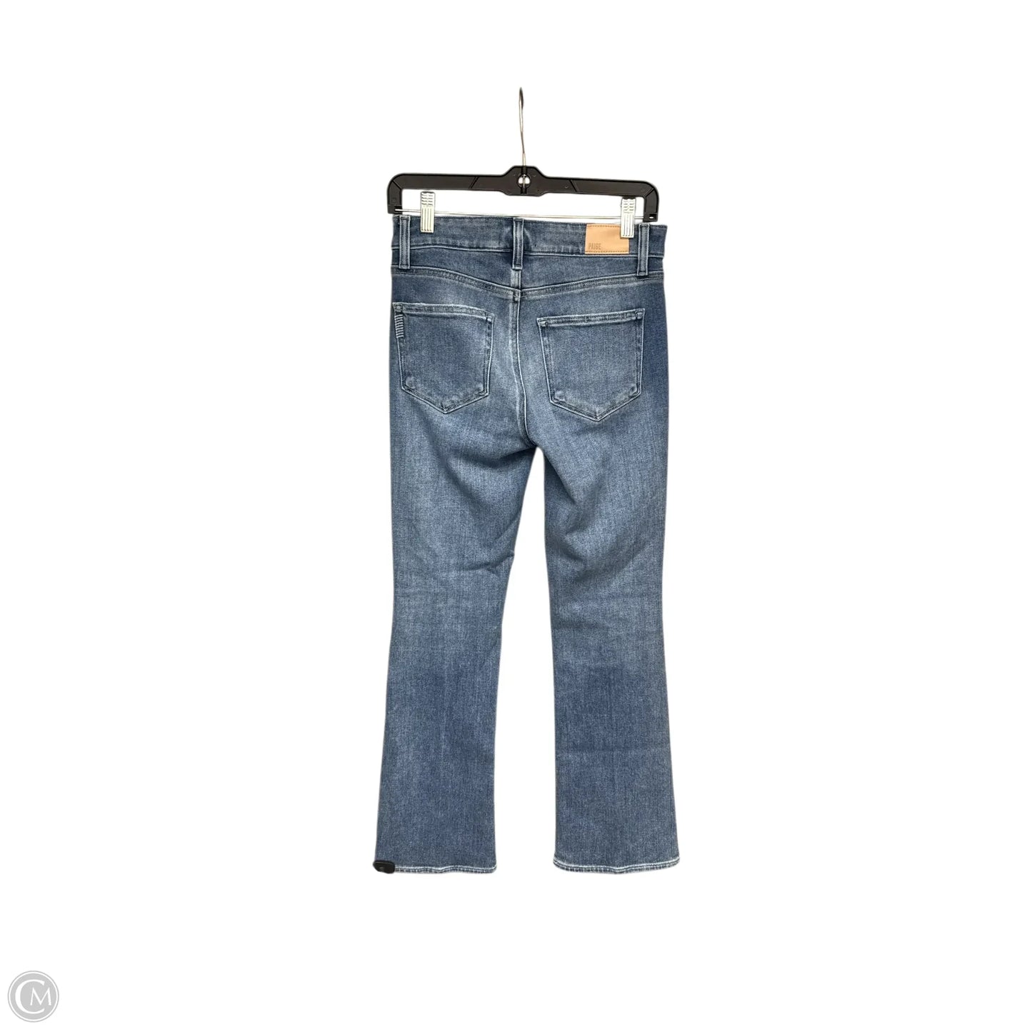 Jeans Straight By Paige In Blue Denim, Size: 26