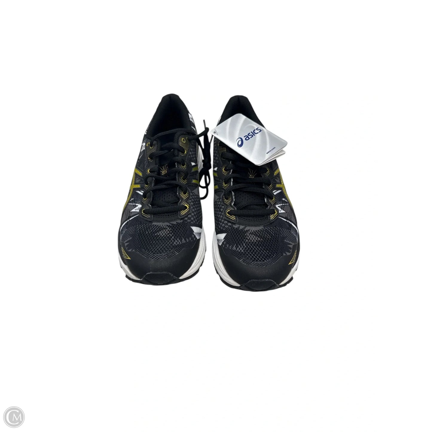 Shoes Athletic By Asics In Black & Gold, Size: 8.5