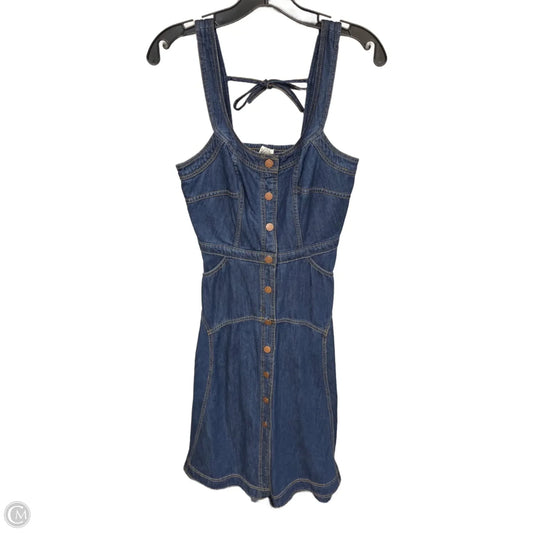 Dress Casual Maxi By Pilcro In Blue Denim, Size: S