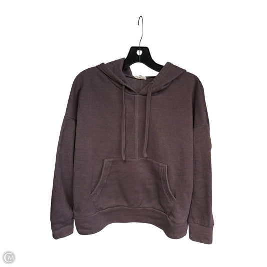 Sweatshirt Hoodie By Free People In Purple, Size: S