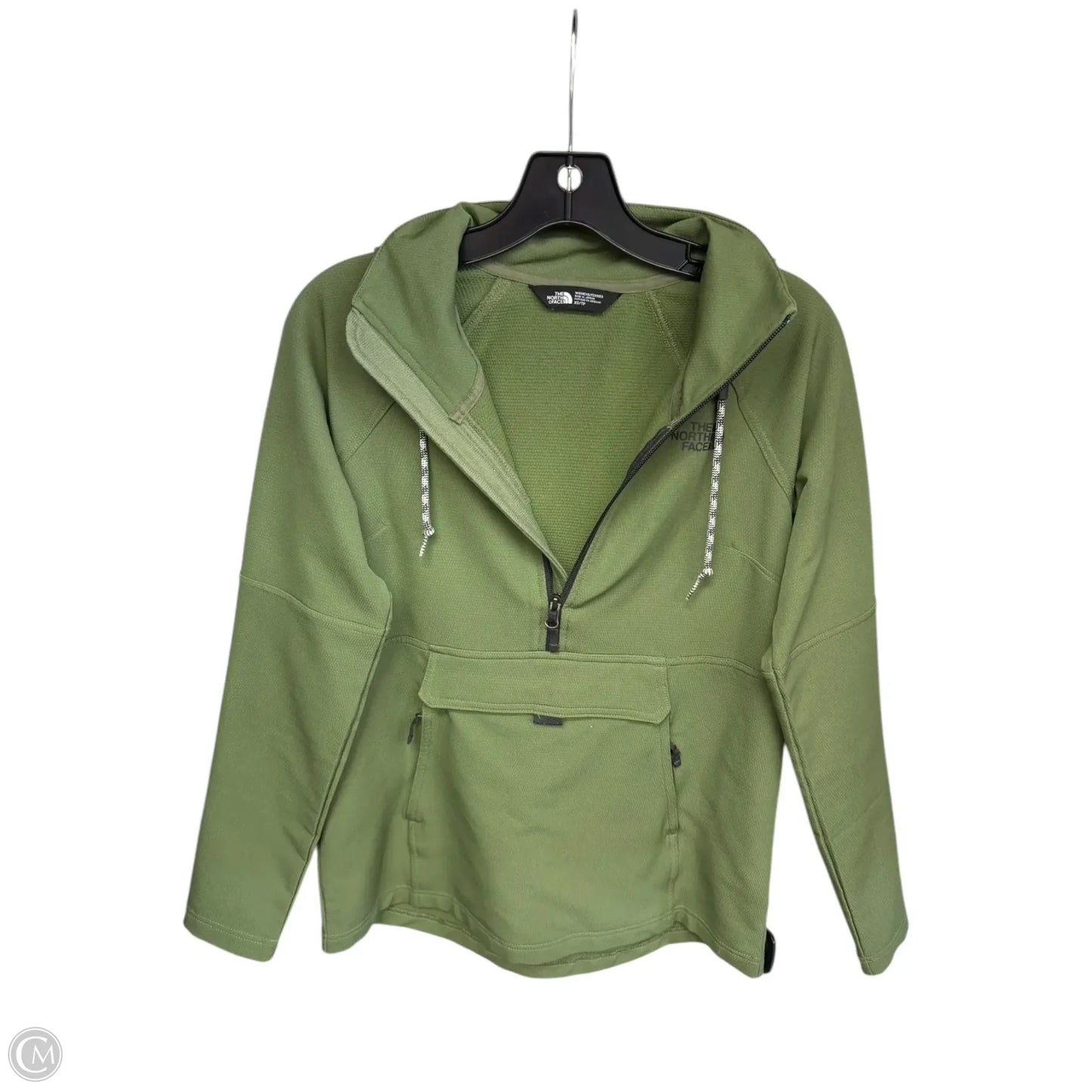 Athletic Jacket By The North Face In Green, Size: Xs