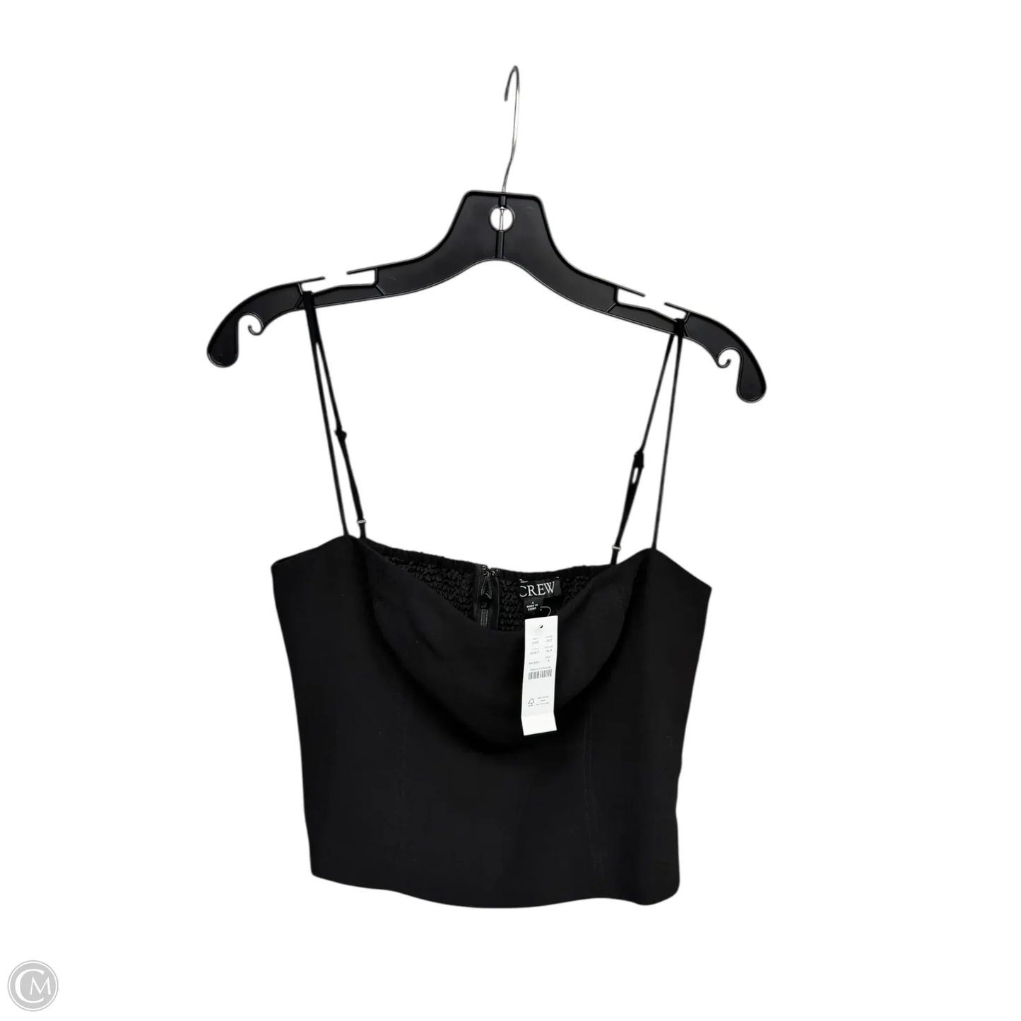 Top Sleeveless By J. Crew In Black, Size: 6