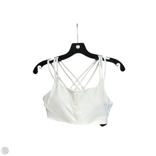 Athletic Bra By Athleta In White, Size: M