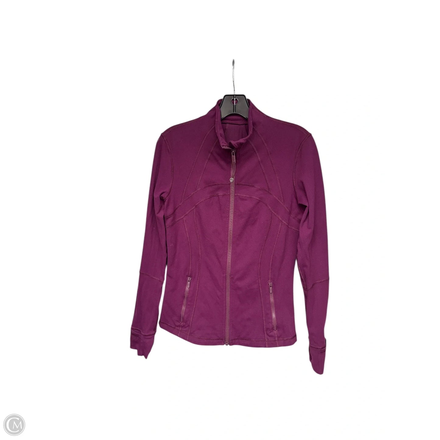 Athletic Jacket By Lululemon In Purple, Size: S