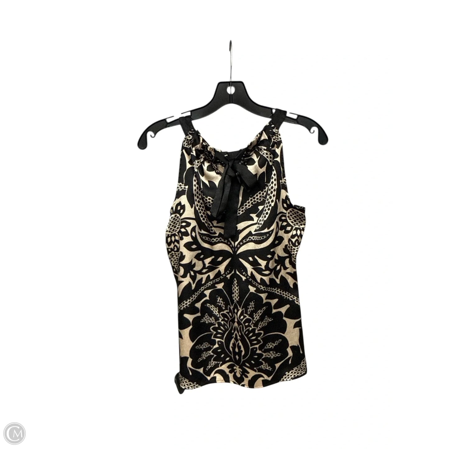 Top Sleeveless By Limited In Black & Cream, Size: Xs
