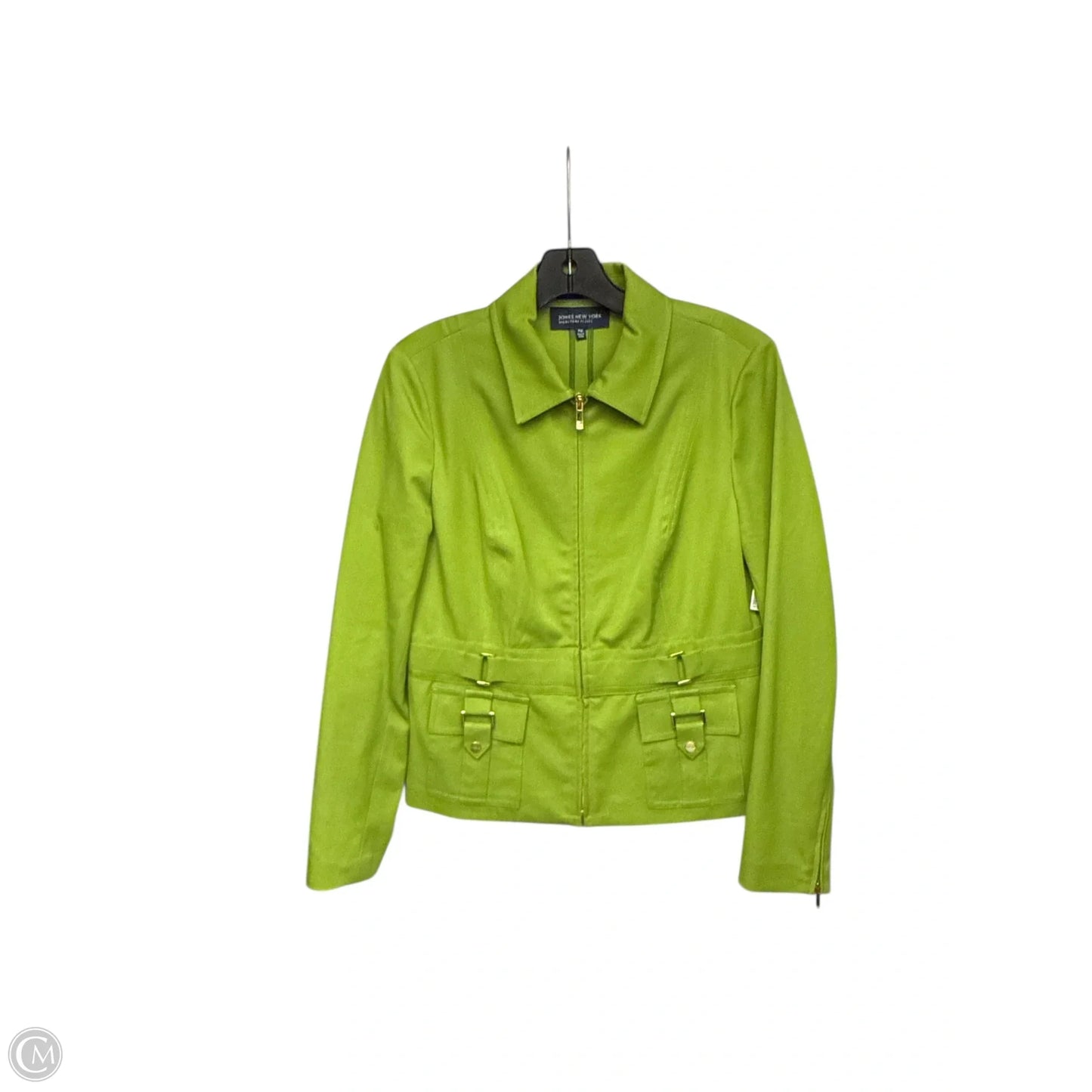 Jacket Moto By Jones New York In Green, Size: Mp