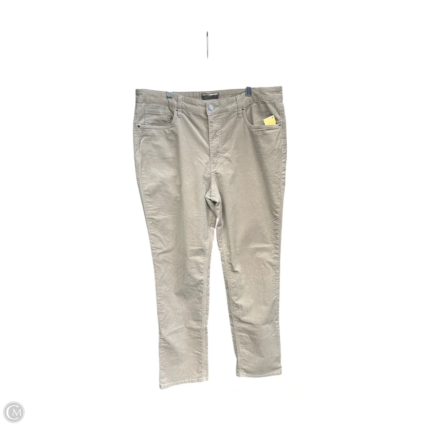 Pants Corduroy By Kut In Tan, Size: 14