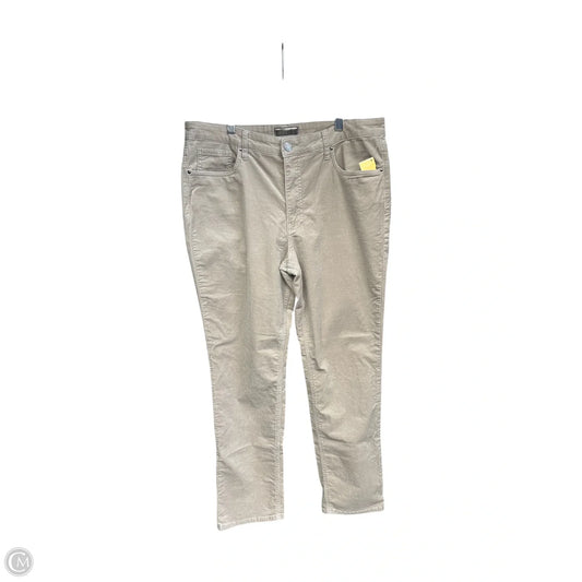 Pants Corduroy By Kut In Tan, Size: 14