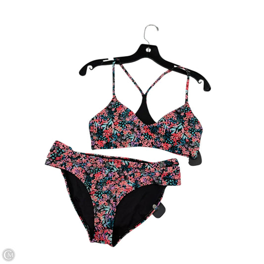 Swimsuit 2pc By Clothes Mentor In Floral Print, Size: L
