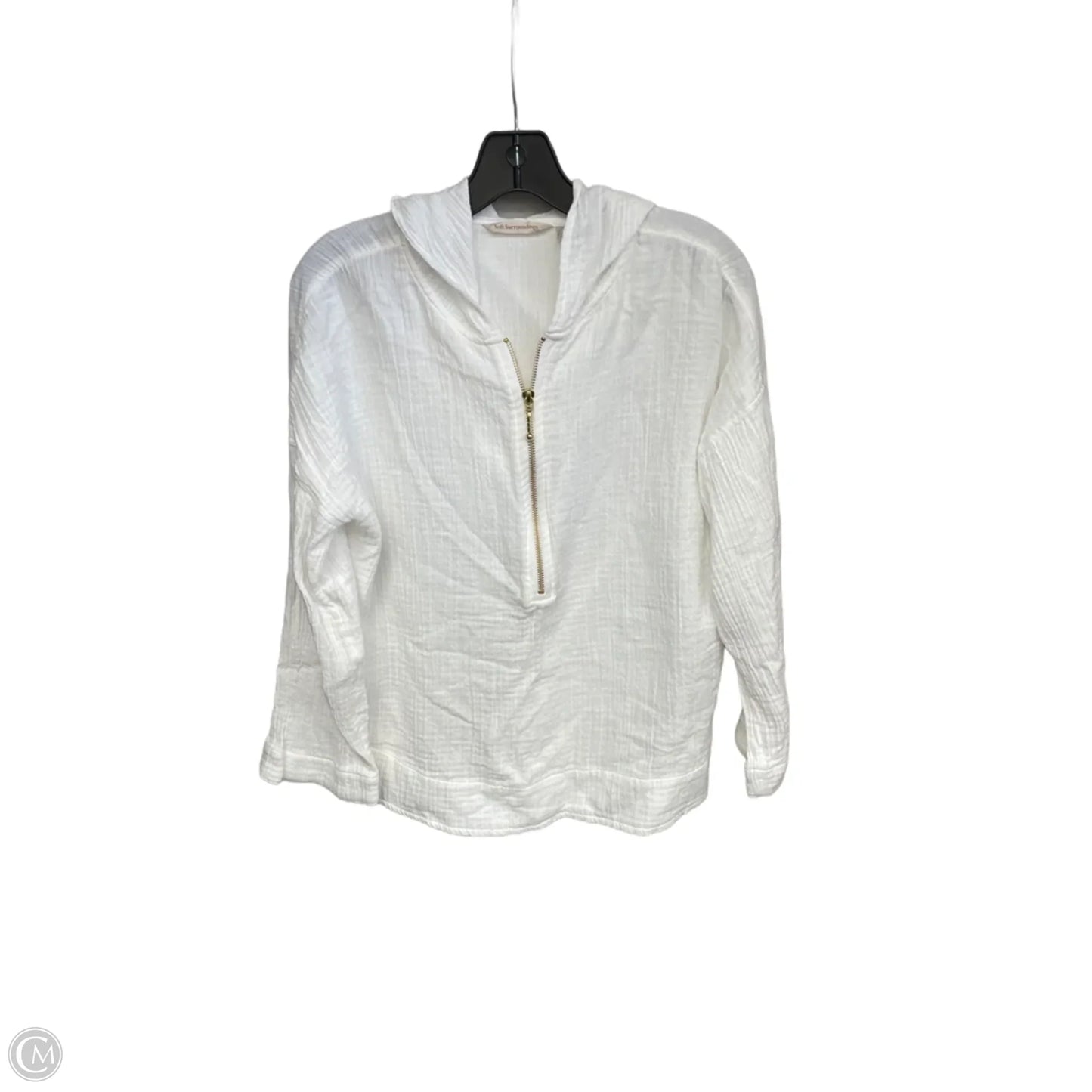 Top Long Sleeve By Soft Surroundings In White, Size: Mp