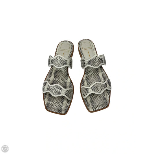 Sandals Flats By Dolce Vita In Snakeskin Print, Size: 6.5