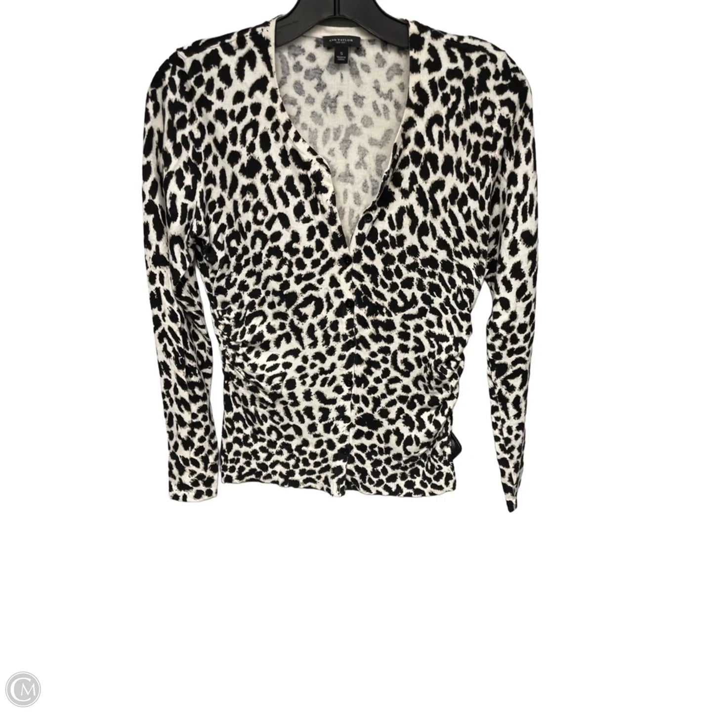 Top Long Sleeve By Ann Taylor In Animal Print, Size: S