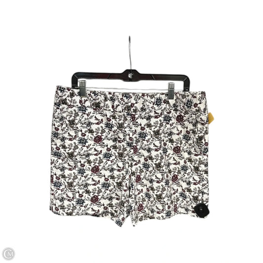 Shorts By Loft In Floral Print, Size: 10
