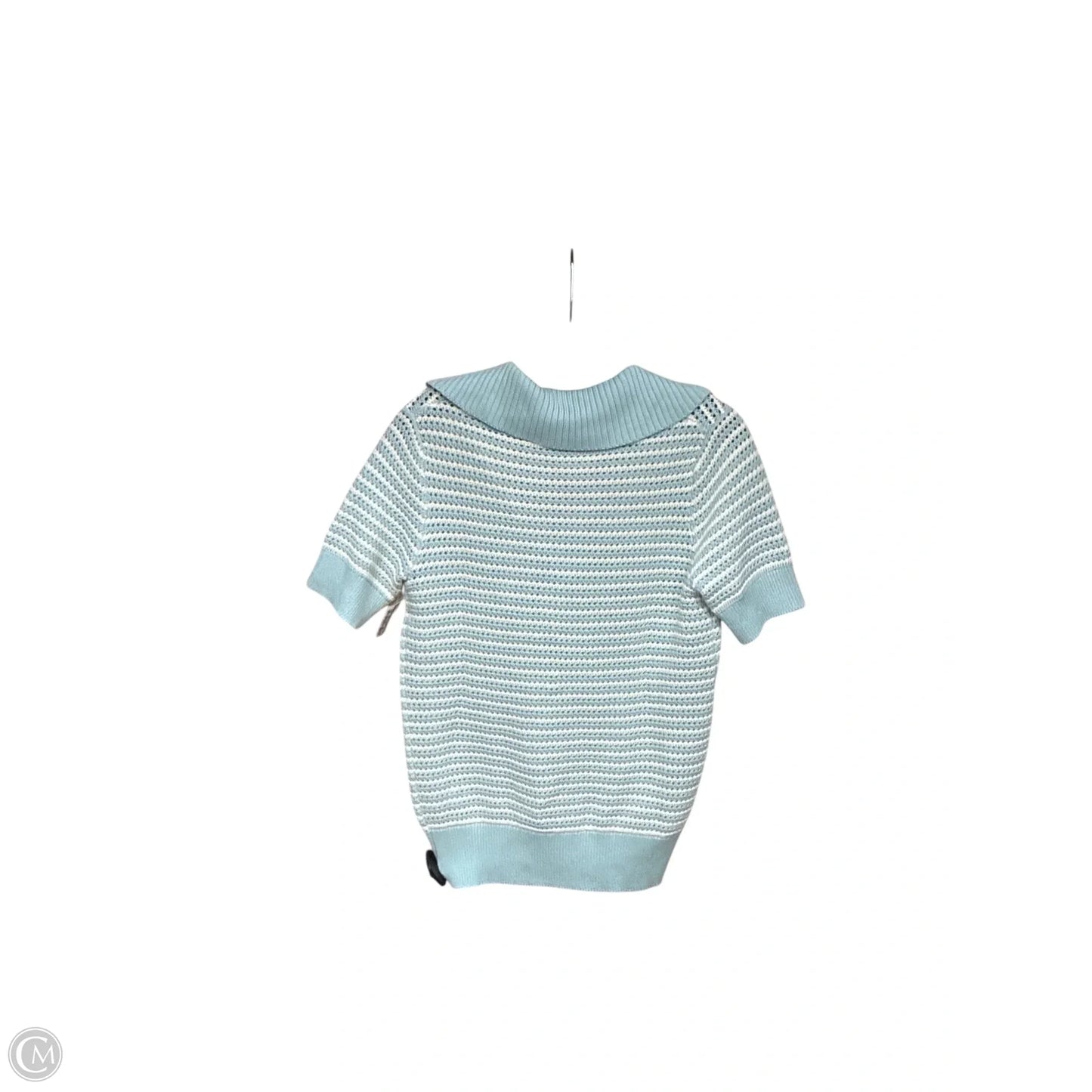 Sweater Short Sleeve By Vineyard Vines In Aqua, Size: S