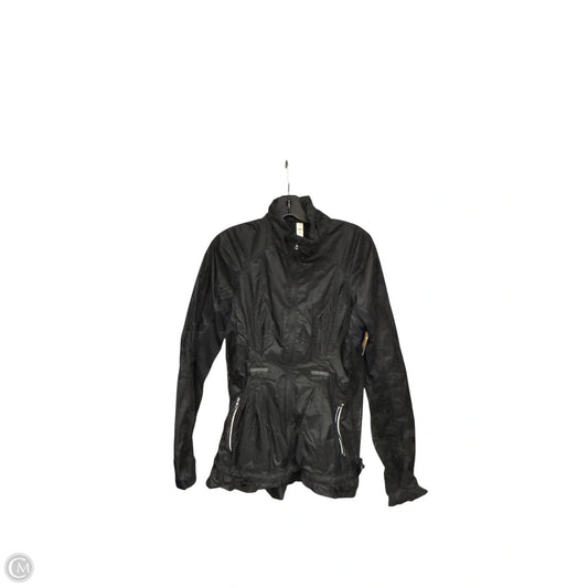 Athletic Jacket By Lululemon In Black, Size: 10