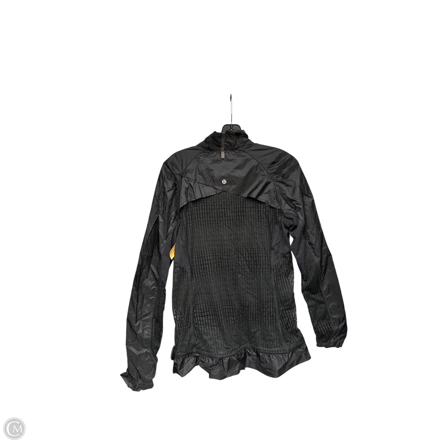 Athletic Jacket By Lululemon In Black, Size: 10