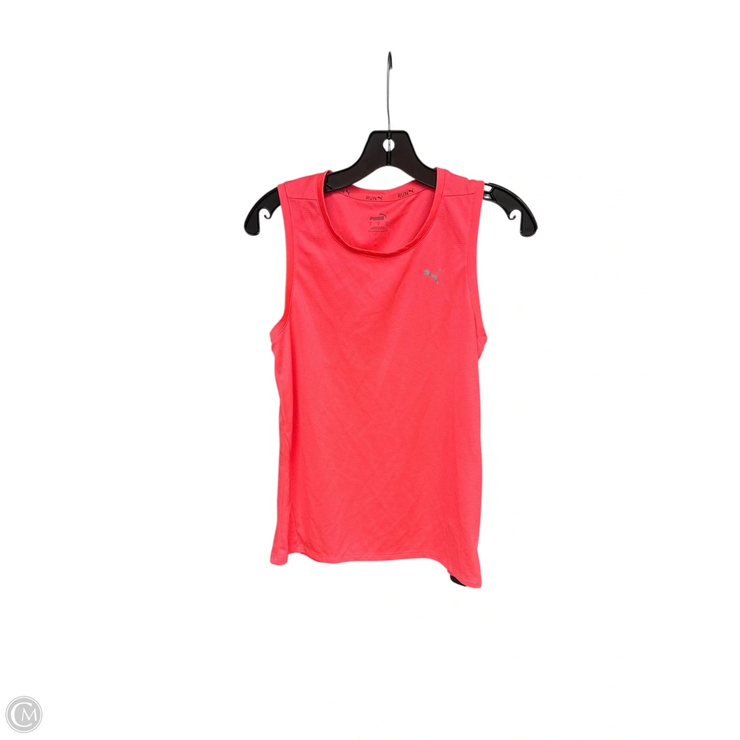 Athletic Tank Top By Puma In Orange, Size: S