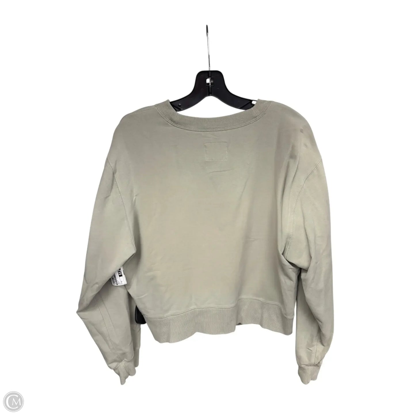 Top Long Sleeve By Abercrombie And Fitch In Green, Size: M