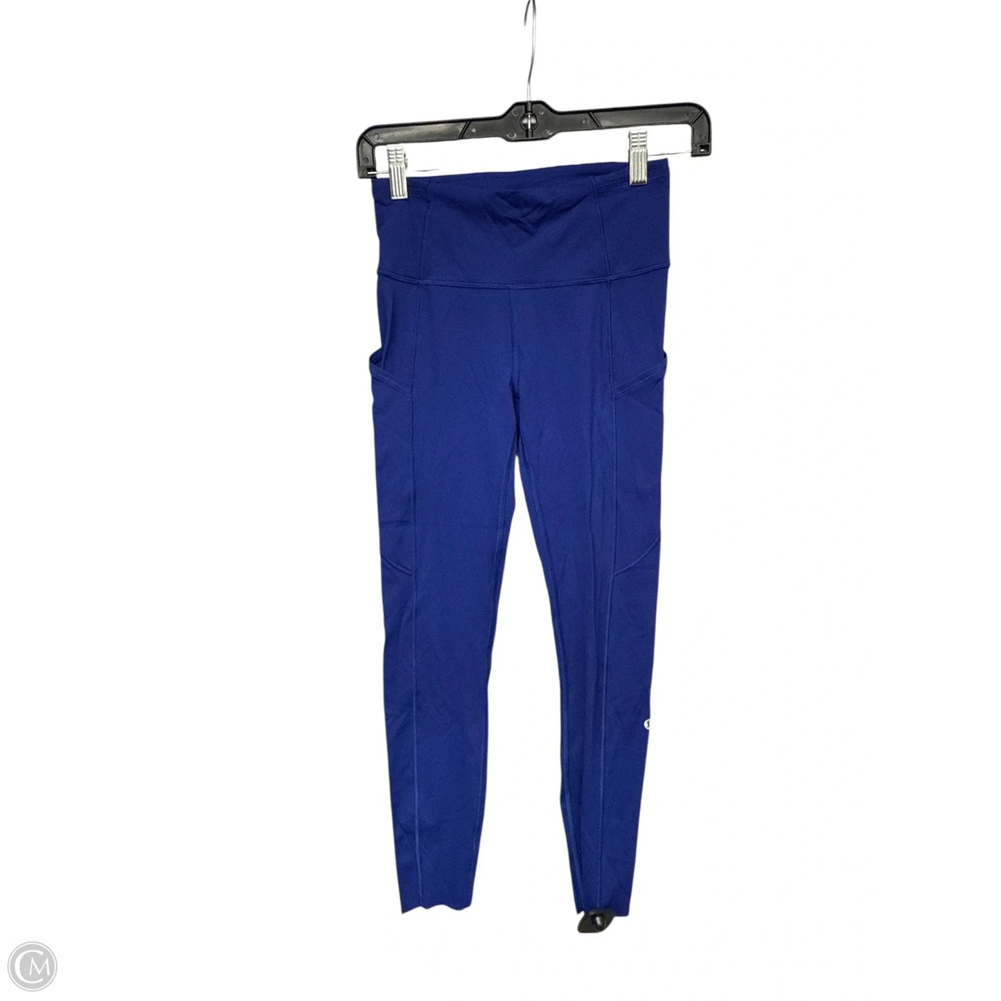 Athletic Leggings By Lululemon In Blue, Size: 4