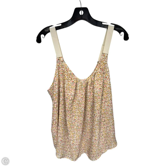 Top Sleeveless By Lane Bryant In Cream & Pink, Size: 20