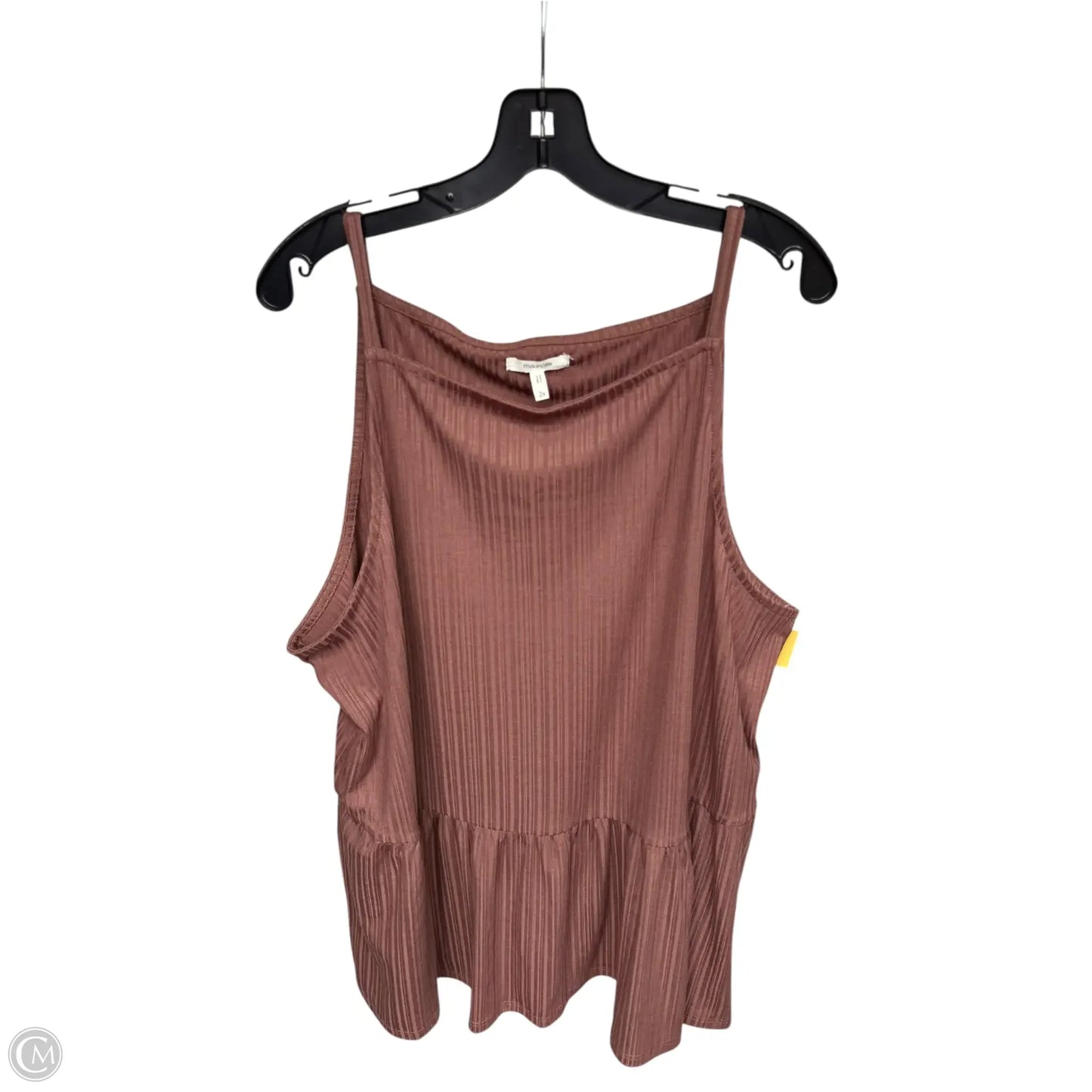 Top Sleeveless By Maurices In Mauve, Size: 2x