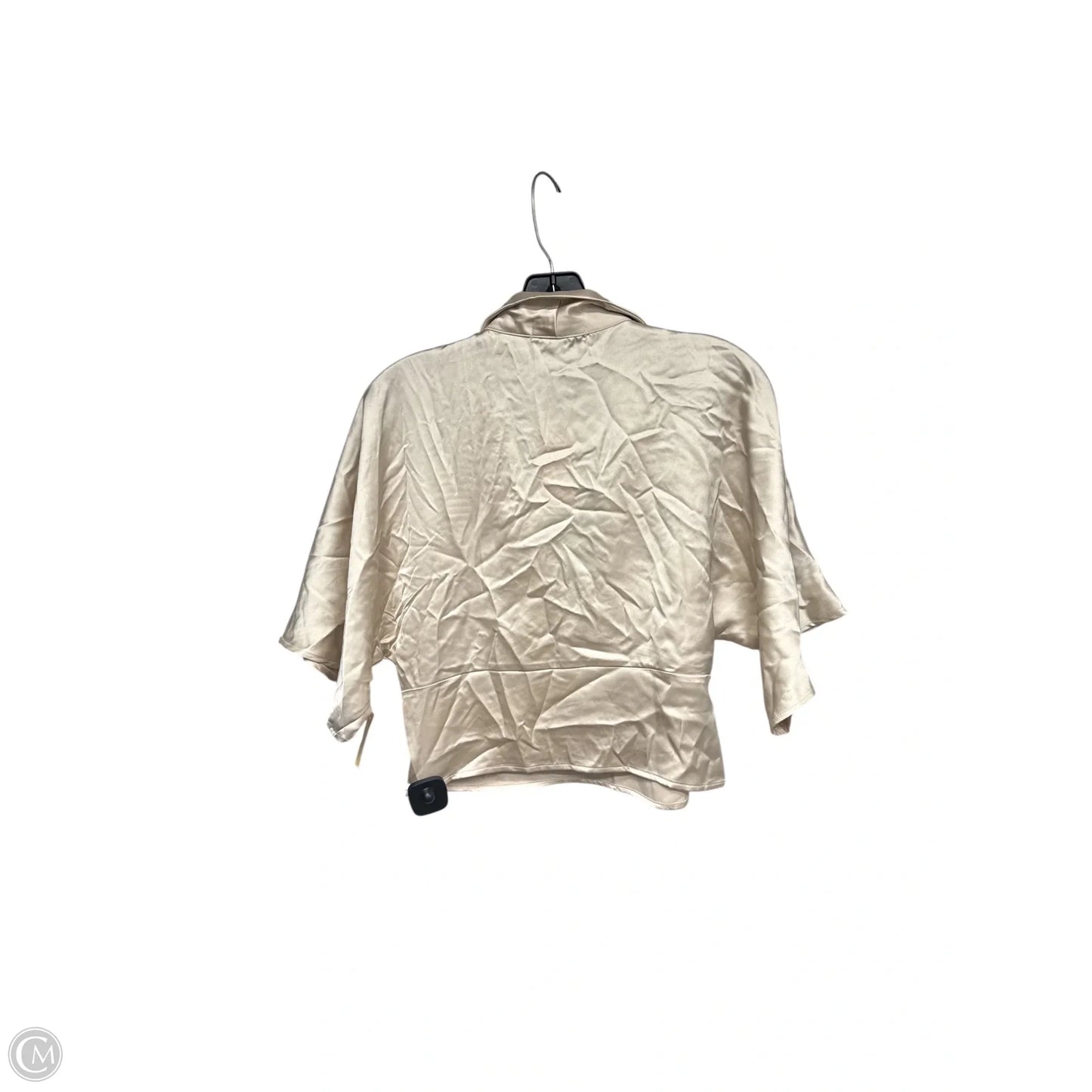 Top Short Sleeve By Ro & De In Gold, Size: M