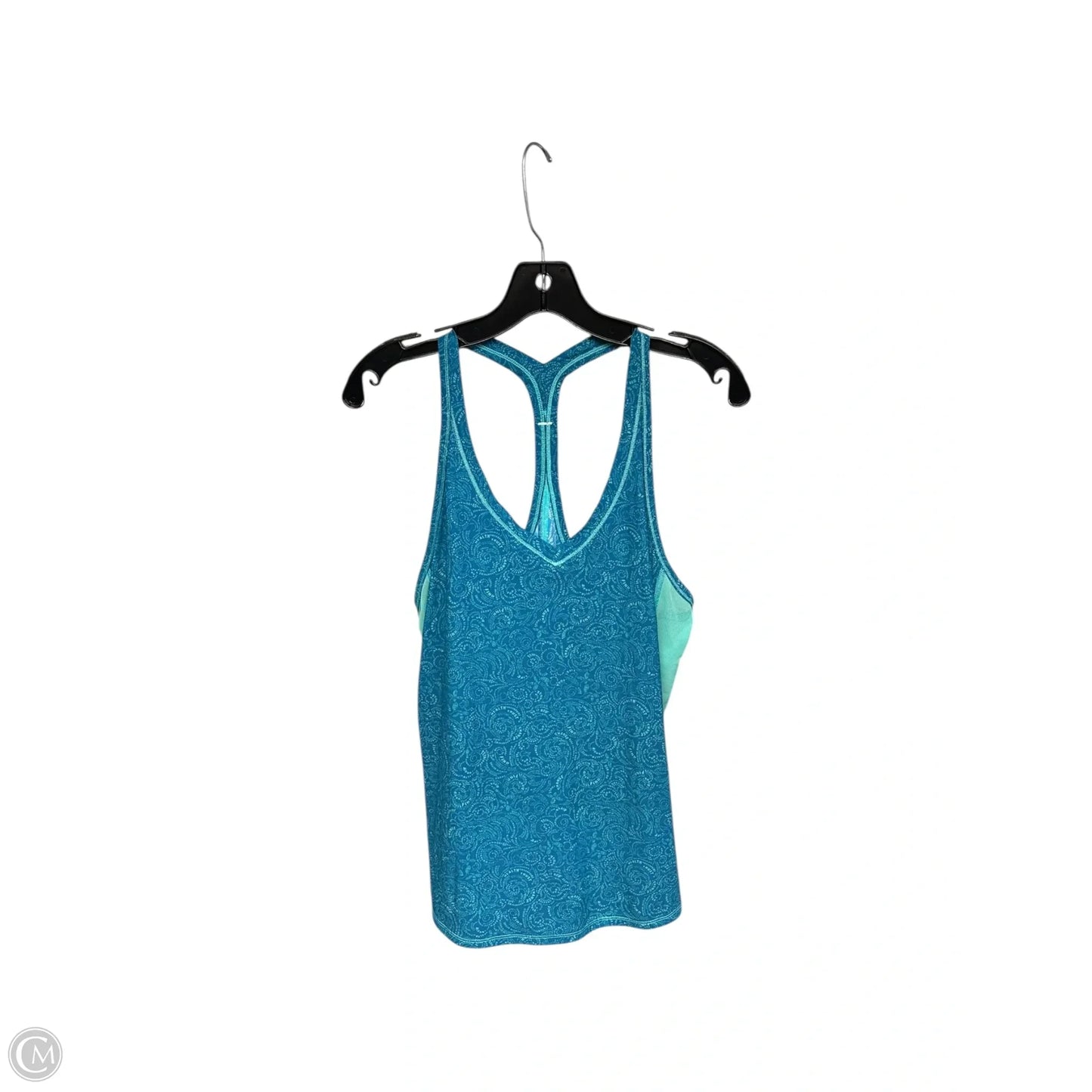 Athletic Tank Top By Lululemon In Aqua, Size: L